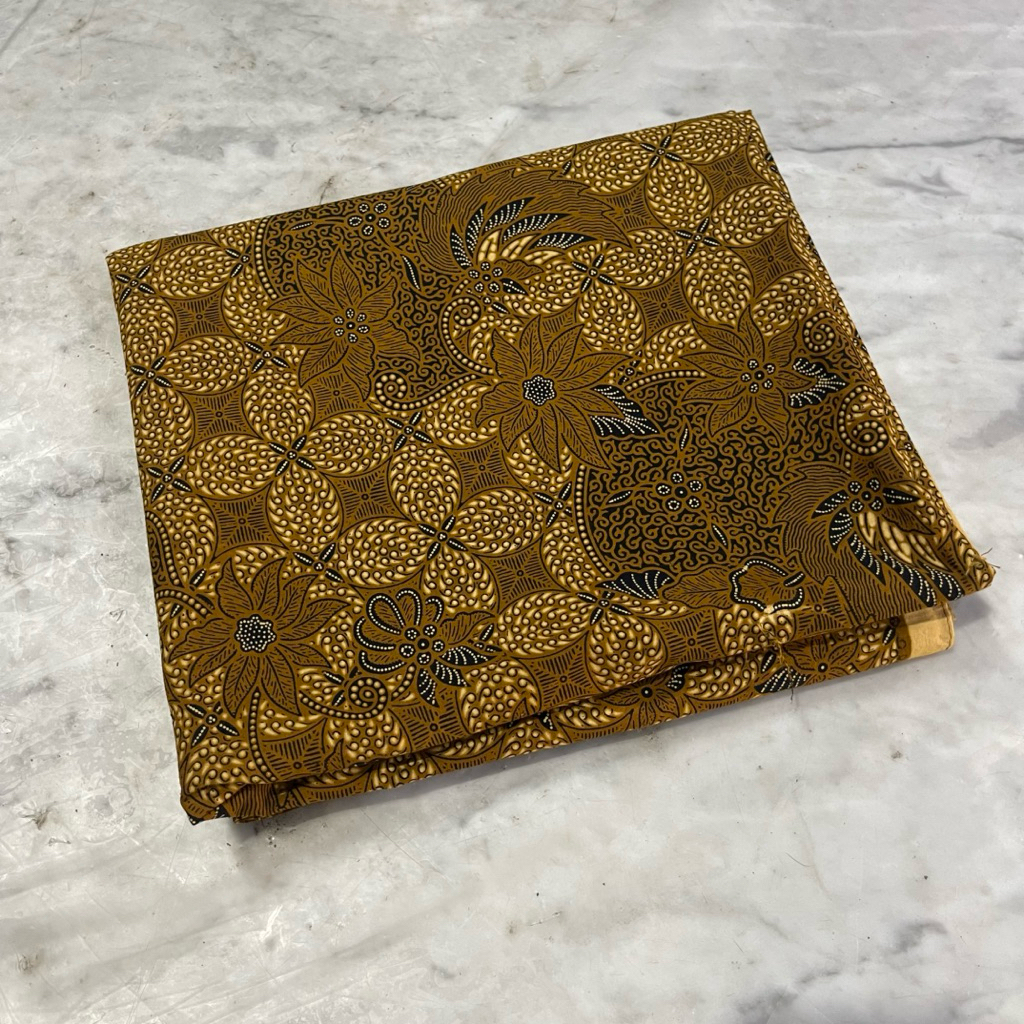 Kain Batik Solo Coklat Muda