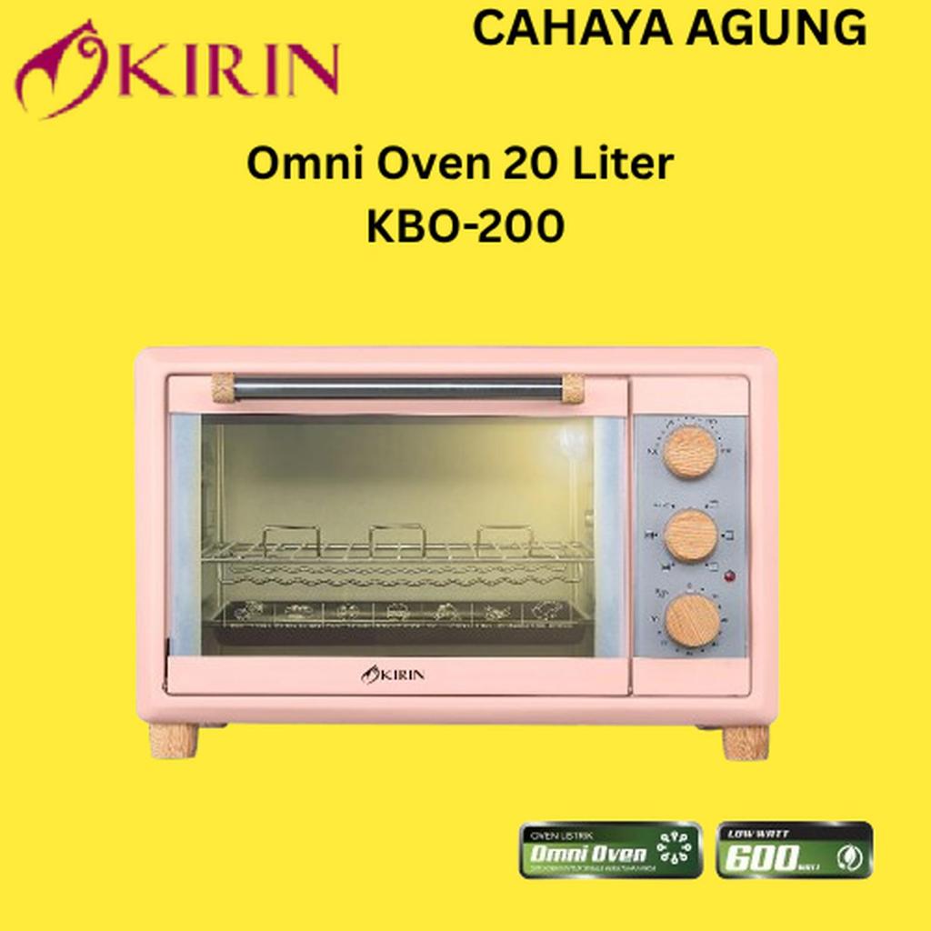 Kirin Omni Oven 20 Liter KBO-200 / KBO200 Oven Listrik Low Watt/ Pemanggang