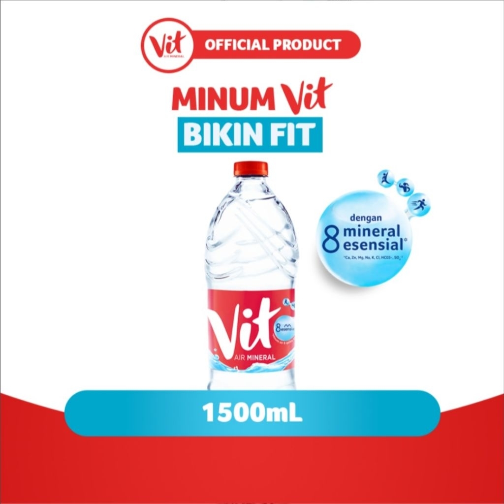 VIT BOTOL 1500 ML X 12 (1 DUS)