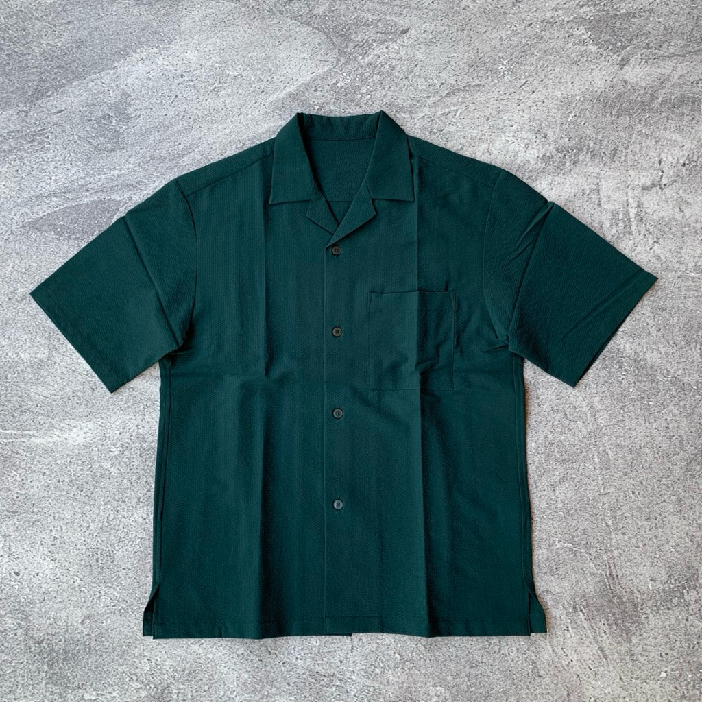 Kemeja Gu By Uniqlo Open Collar