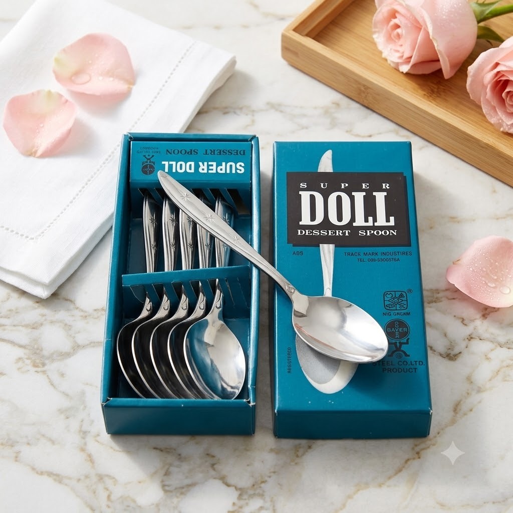 sendok makan stainless tebal super doll | sendok makan stainless | sendok makan