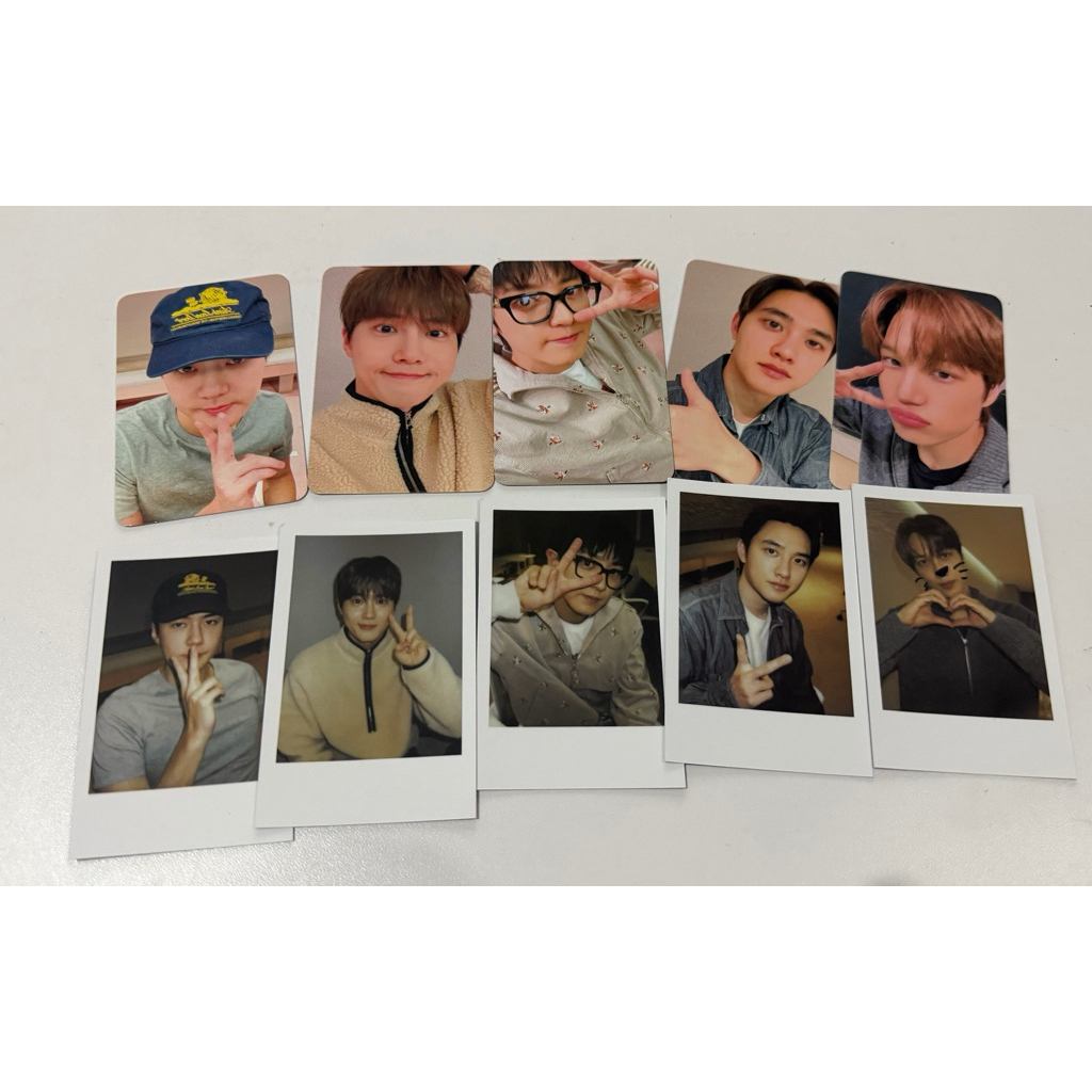 SET POLAROID DAN PHOTOCARD X FANSIGN MUVVE EXO REVERXE