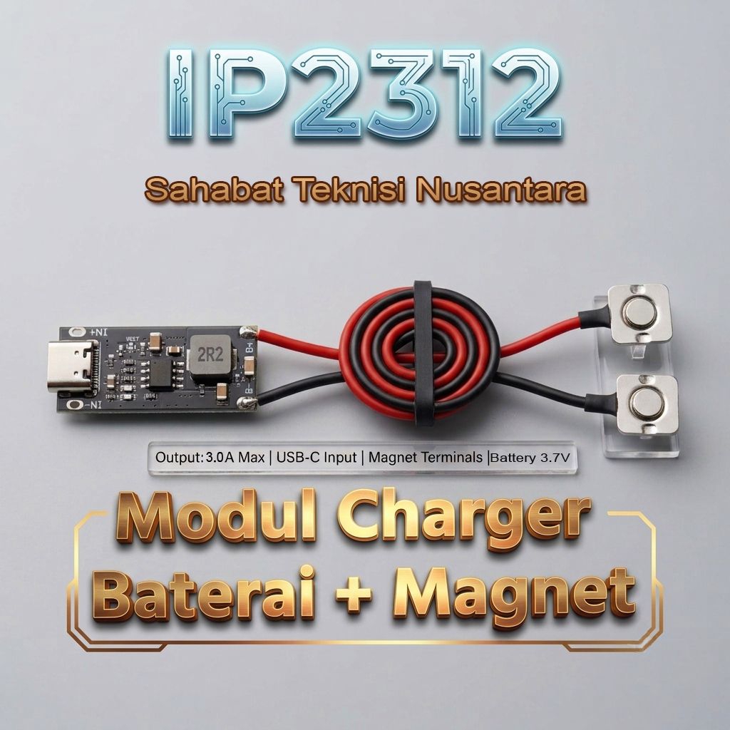 IP2312 Magnetic | modul Charger Baterai Magnet 3A