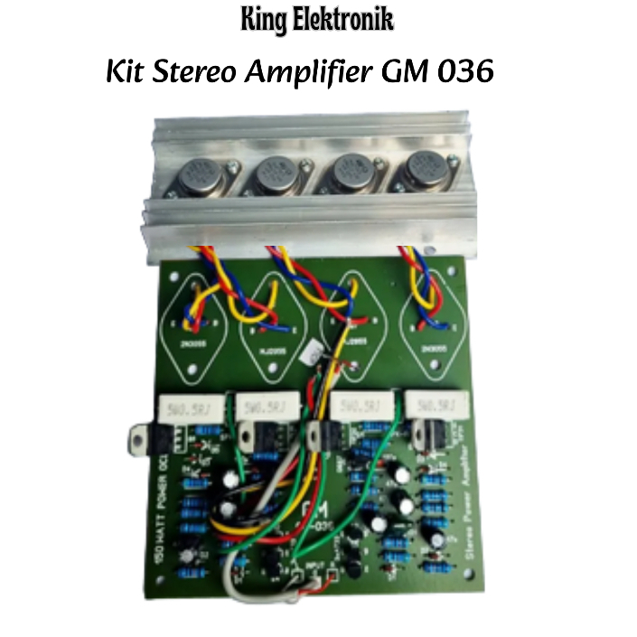 Kit Power Amplifier OCL 150 Watt Stereo GM 036