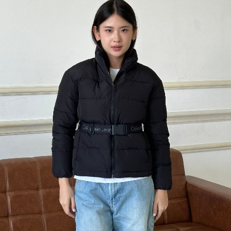 CALVIN KLEIN PADDED BELT JACKET