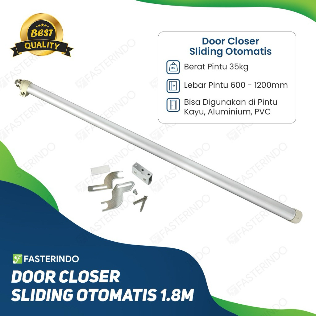 Door Closer Sliding Otomatis / Penutup Pintu Geser Otomatis