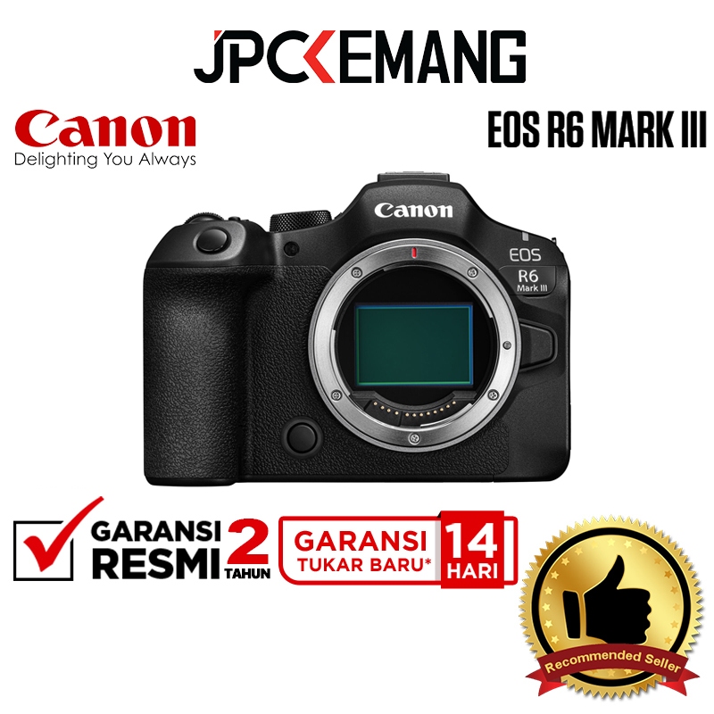 Canon EOS R6 Mark III Body Only Canon R6 Mark III Body Canon EOS R6III R 6 Mark 3 Body Only Garansi 