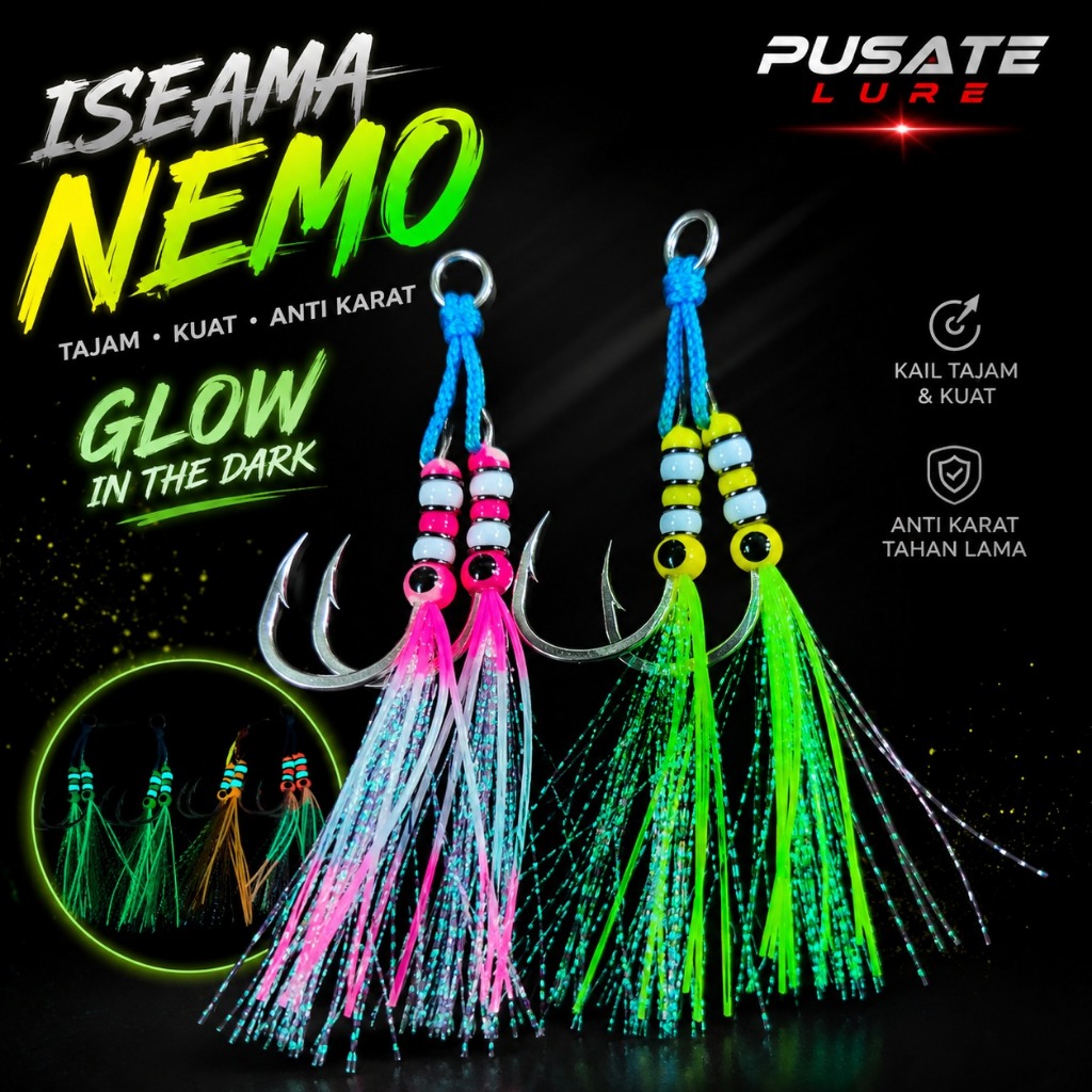 ASSIST HOOK ISEAMA NEMO ASSIST HOOK METAL JIG ASIST HOOK ISEAMA ASIS HOK ASSIST HOK ASIST HOK KAIL U