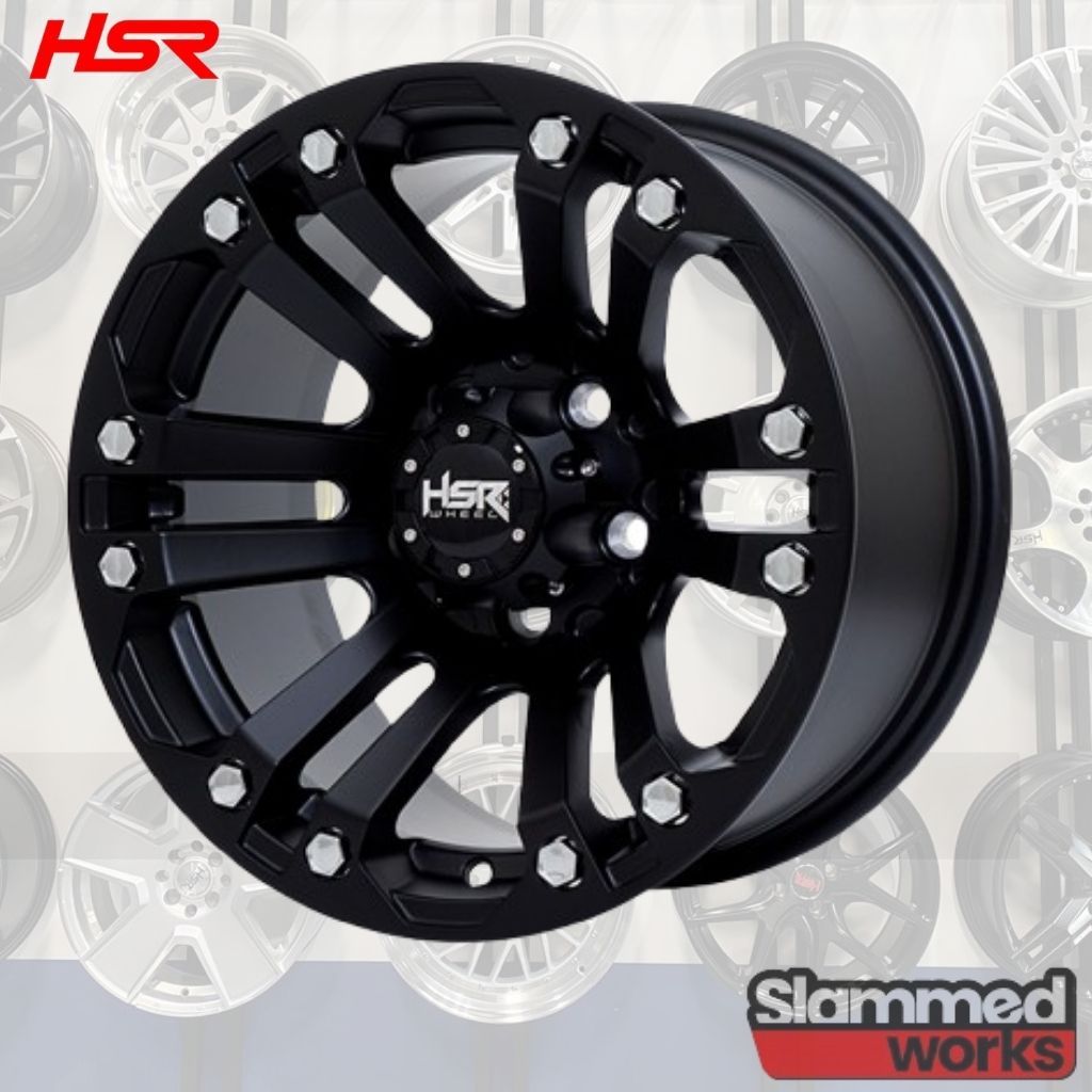 Velg Mobil Ring 15 Hsr JT69  Pcd 5X114.3 Velg R15 Model Off Road Rally Gahar Elegant Free Ongkir