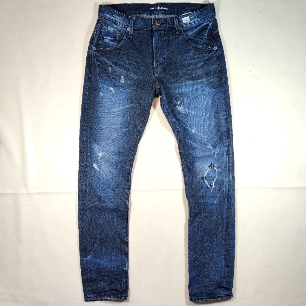 (PERHATIKAN DESKRIPSI) TBJ DENIM SOFT DISTRESSED STRETCH DENIM