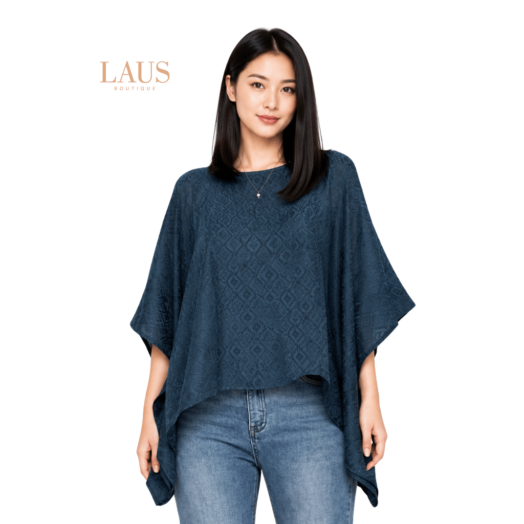 Lausboutique-Loose Basic Viscose Polos-Earth Tone-Atasan Viscose [Hanya Atasan]