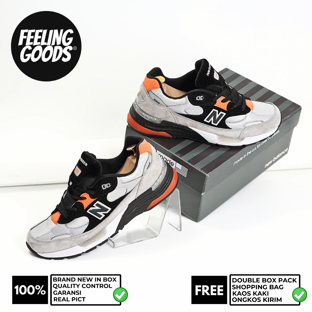 FG - Sneakers 992 x DTLR Discover Black Orange Men 40-44 100% Bnib
