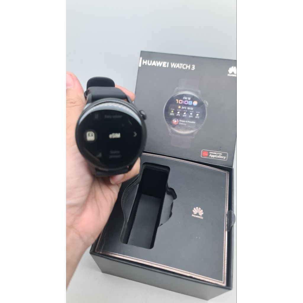 Smartwatch Huawei 3 Jam Tangan Pintar GPS NFC e-Sim