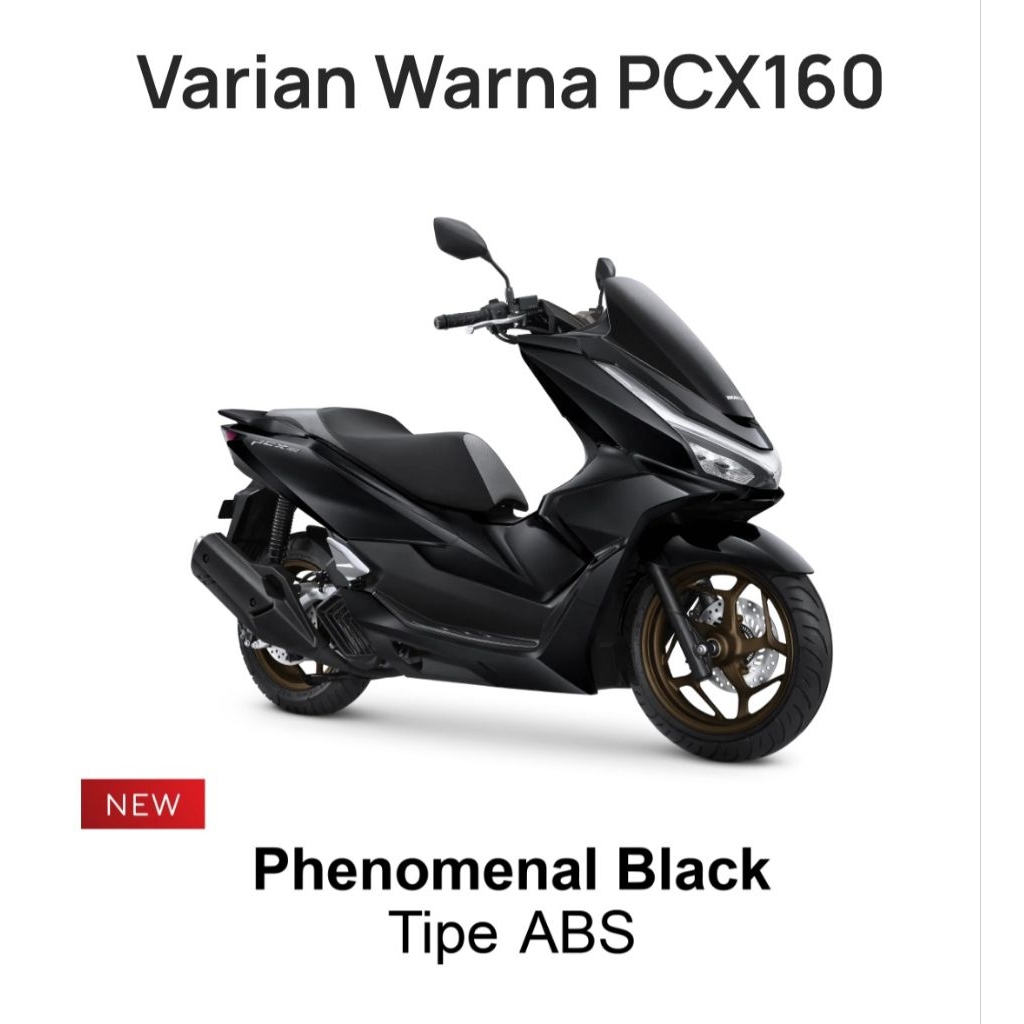 cicilan Kartu kredit - Honda PCX 160 New (Hitam FenomenalTipe ABS) 2026 - cicilan kartu kredit semua