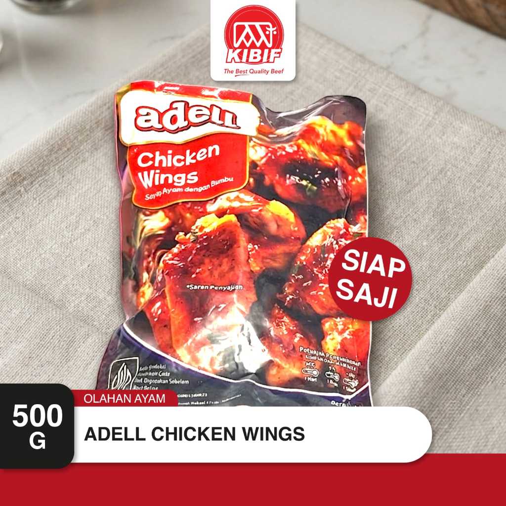 ADELL Chicken Wings / Sayap Ayam Berbumbu 500gr