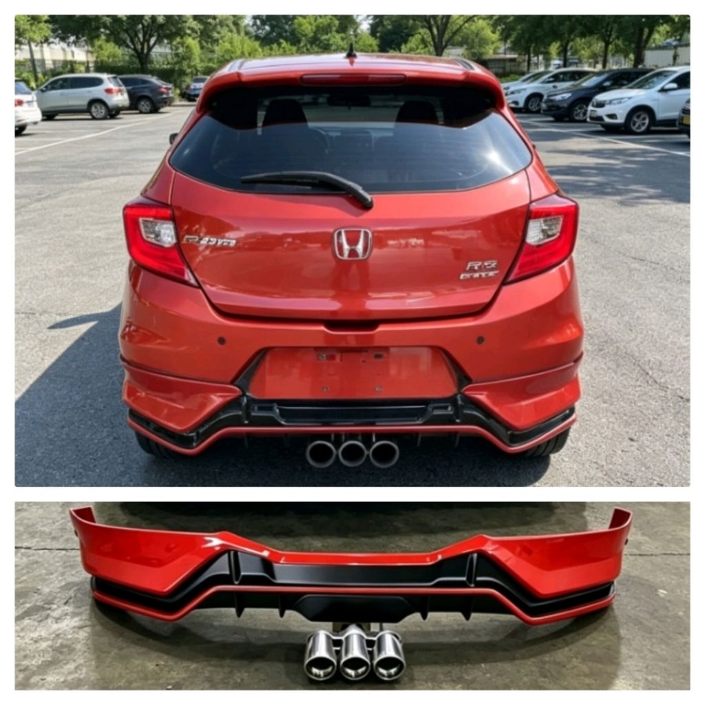 Bodykit belakang diffuser all new brio tx 2018 2019
