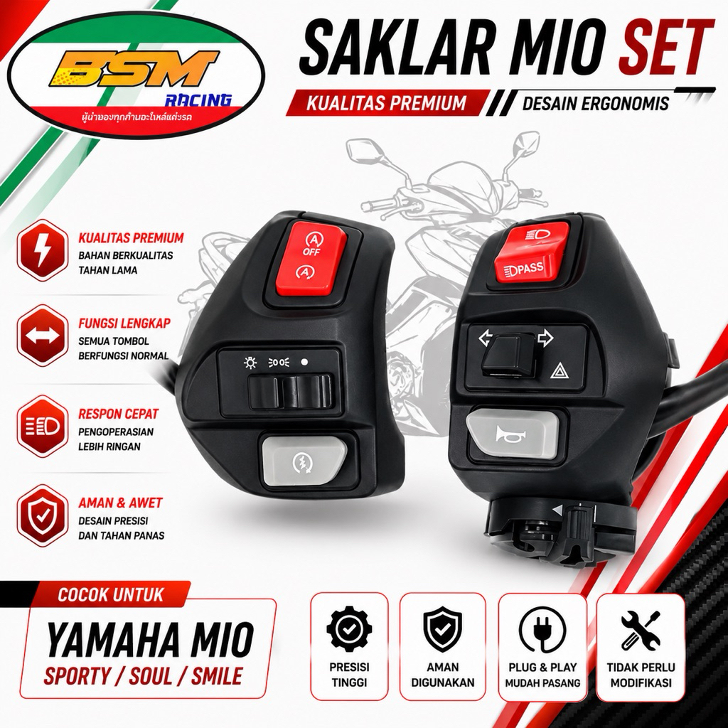 saklar Mio hazard Mio hazard Aerox hazard pnp saklar mio vietnam set pnp