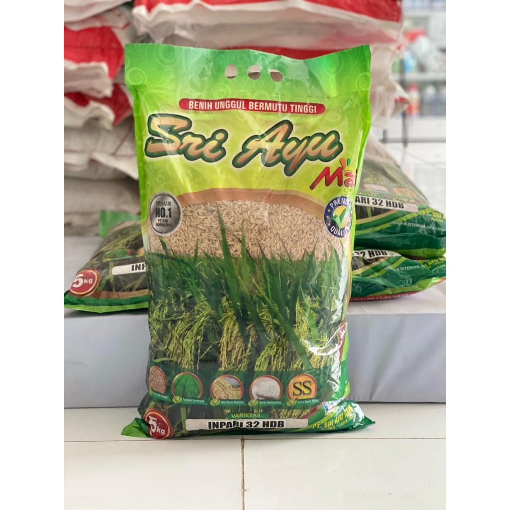 Benih Padi Unggul Inpari 32 Sri Ayu 5 kg