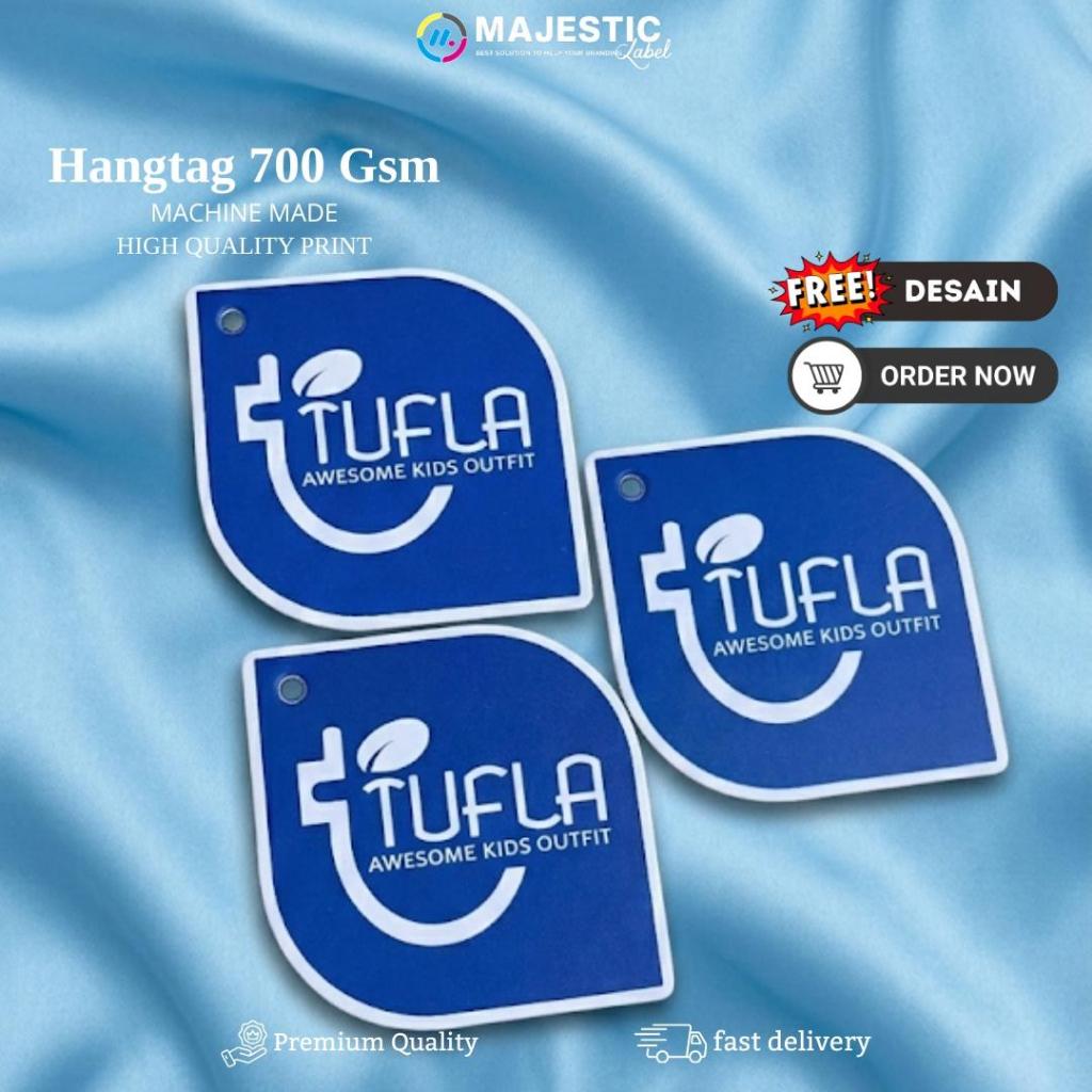 Hangtag Kertas Ivory Tebal – Label Tag Baju Brand Fashion Premium - majestic label