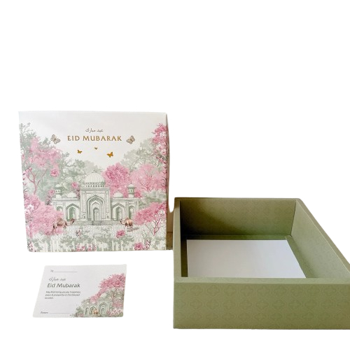 (5 Pcs) Box Hampers Kue Lebaran Ukuran 22x22 cm