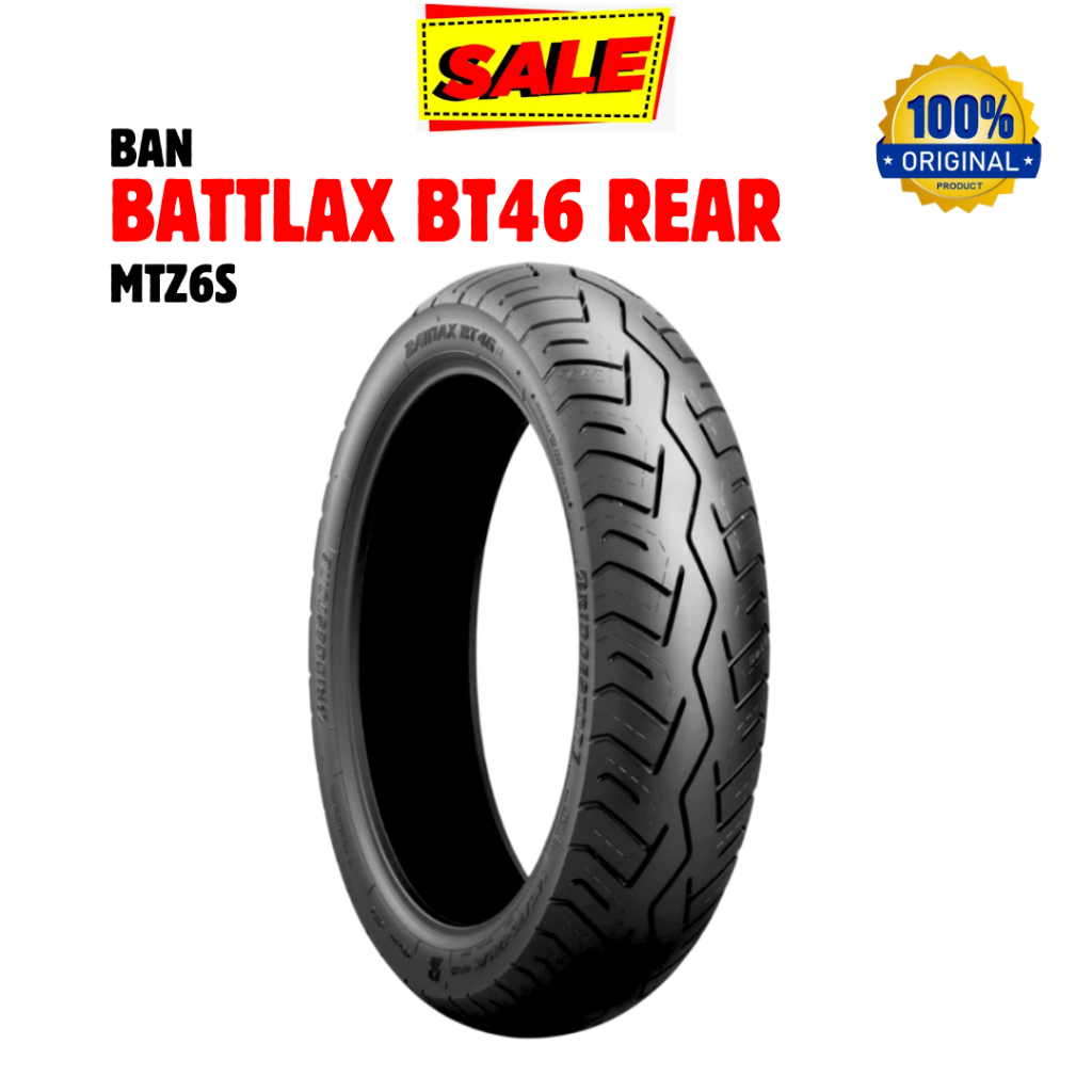 DISKON  BAN BRIGESTONE BATTLAX BT46 REAR 120/80 RING 17 SPORT TOURING BAN VERSYS NINJA VSTROM ORIGIN