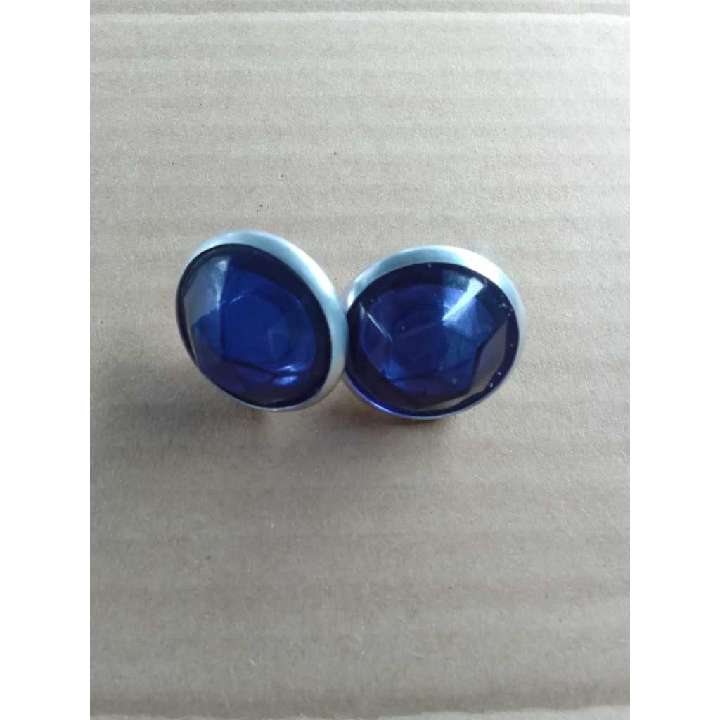 Stopan mata kucing silver spakbor belakang Sepeda Onthel warna Biru