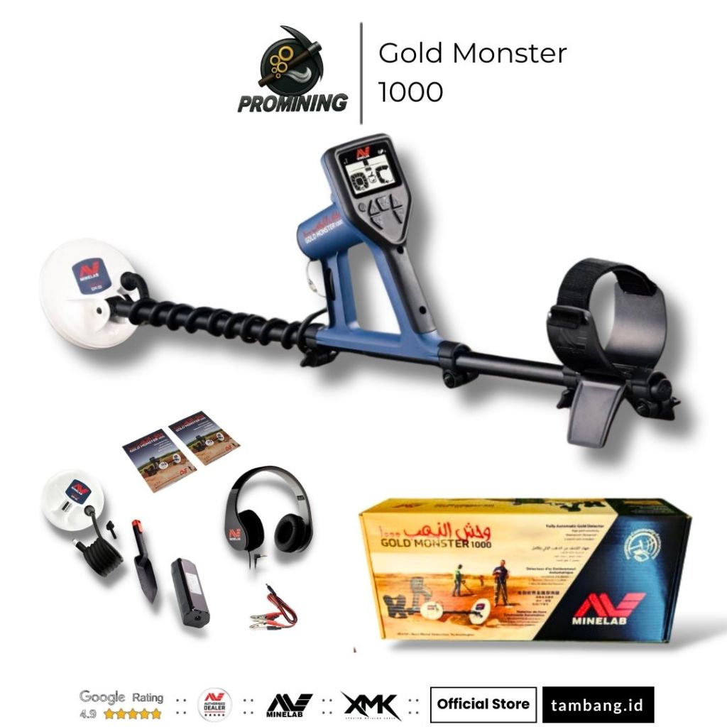 Minelab Gold Monster 1000 Metal Detektor Emas