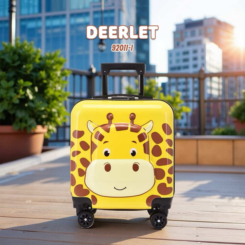 Tas Koper Anak 18Inc Karakter Lucu/Koper Anak Karakter/Tas Troli Anak