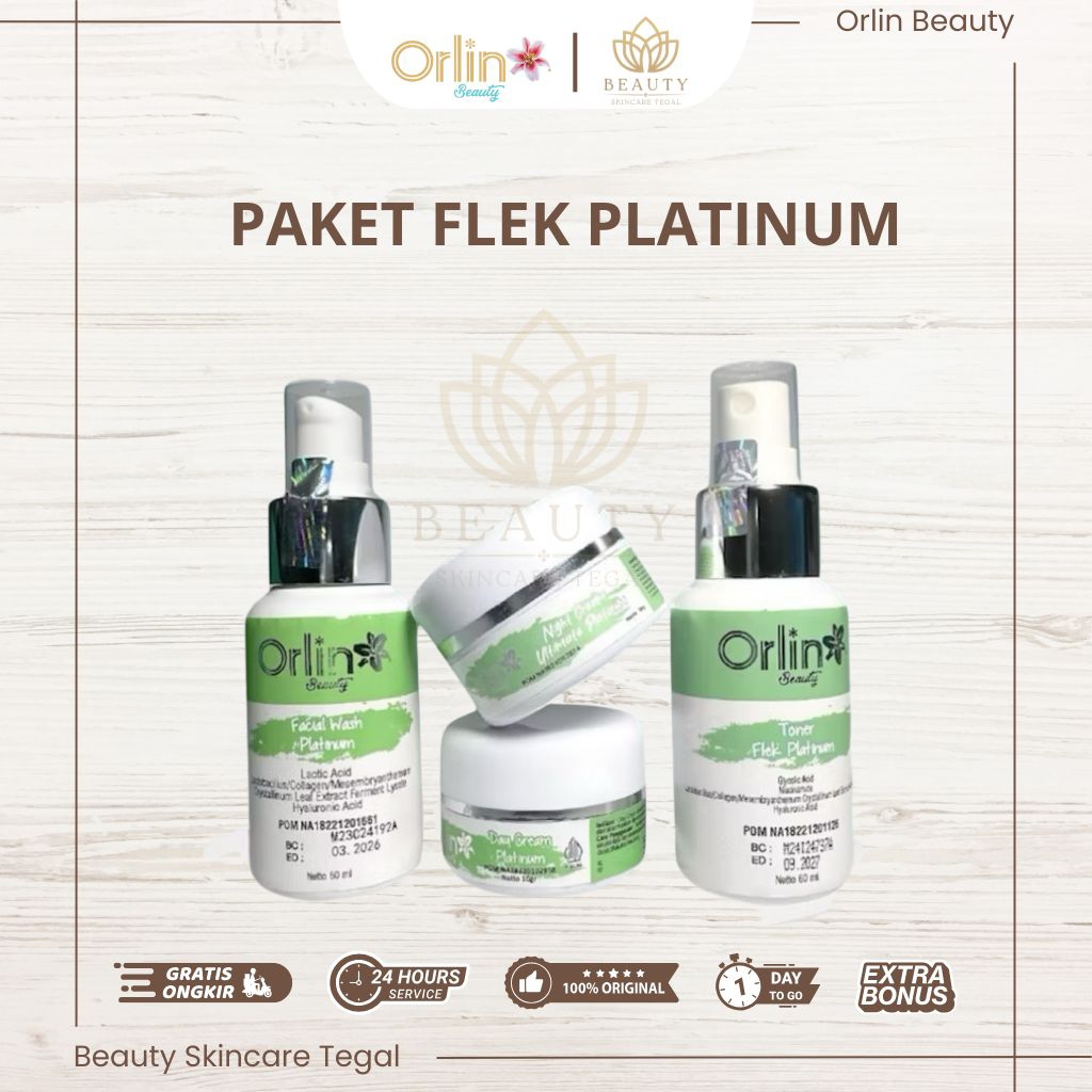 Paket Flek Platinum Orlin Beauty Skincare | Paket Flek Orlin Beauty