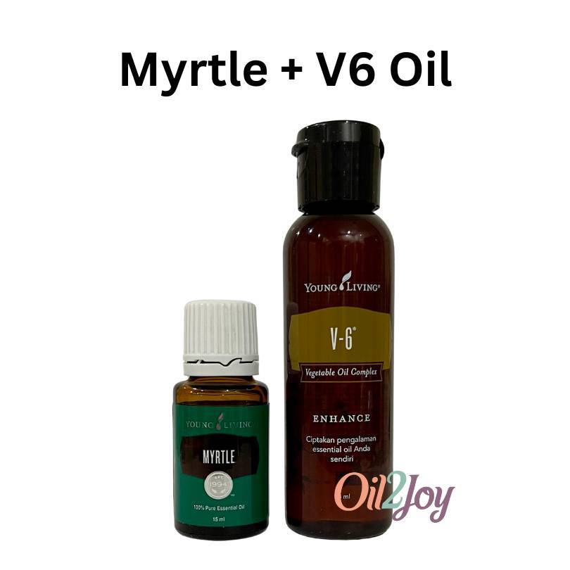 Dilute Myrtle + V6 5ml 10ml 15ml YL YLEO Essential Oil Roll On