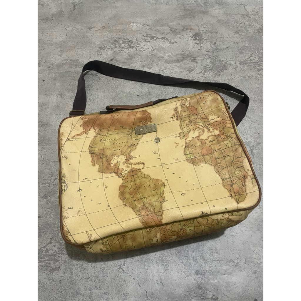 KODE:123-TAS SLEMPANG MOTIF PETA DUNIA
