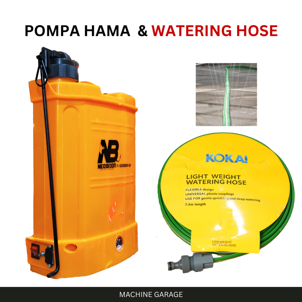 Pompa Hama 2in1 Elektrik Manual Battery Sprayer Gendong 13.8L - Alat Semprot Hama Pertanian Perkebunan Tanaman Disinfektan