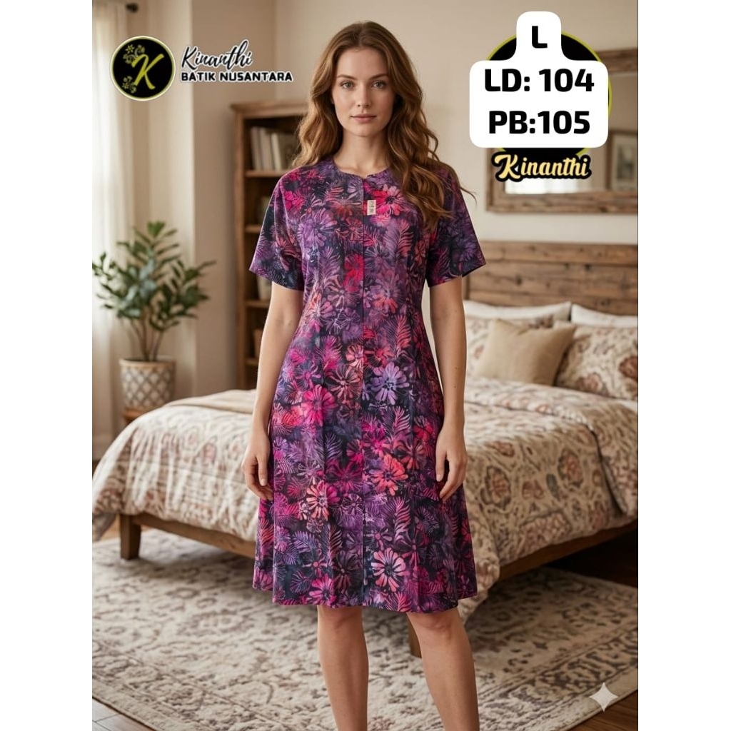 Daster Klok size L by Kinanthi Batik Nusantara.