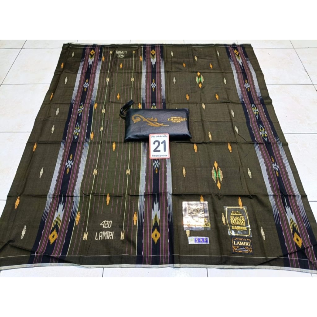 LAMIRI SKT SONGKET JAHIT TENGAH(COD)
