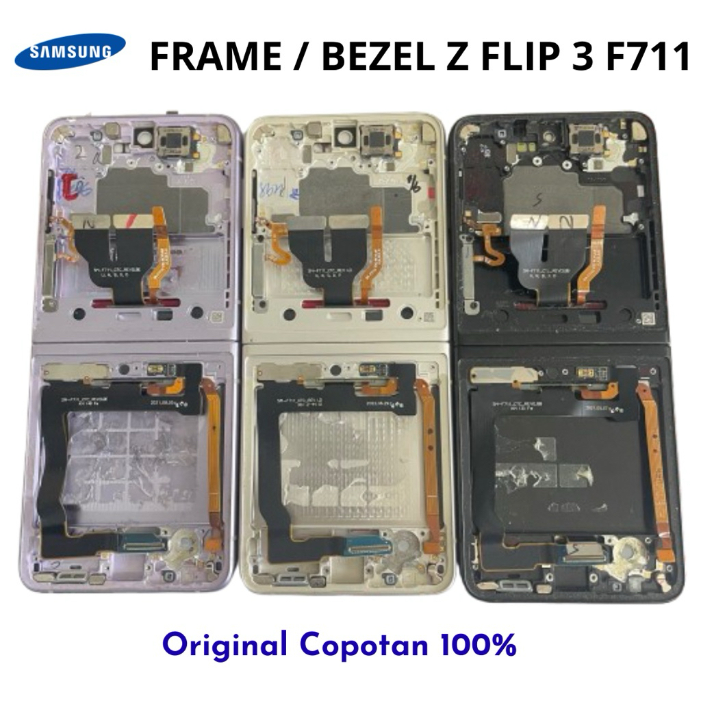 FRAME / BEZEL LCD SAMSUNG ZFLIP Z FLIP 3 F711 ORIGINAL COPOTAN