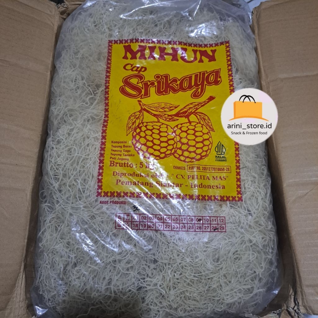 MIHUN CAP SRIKAYA ASLI PEMATANG SIANTAR (BISA UNTUK KERUPUK KUAH SATE)