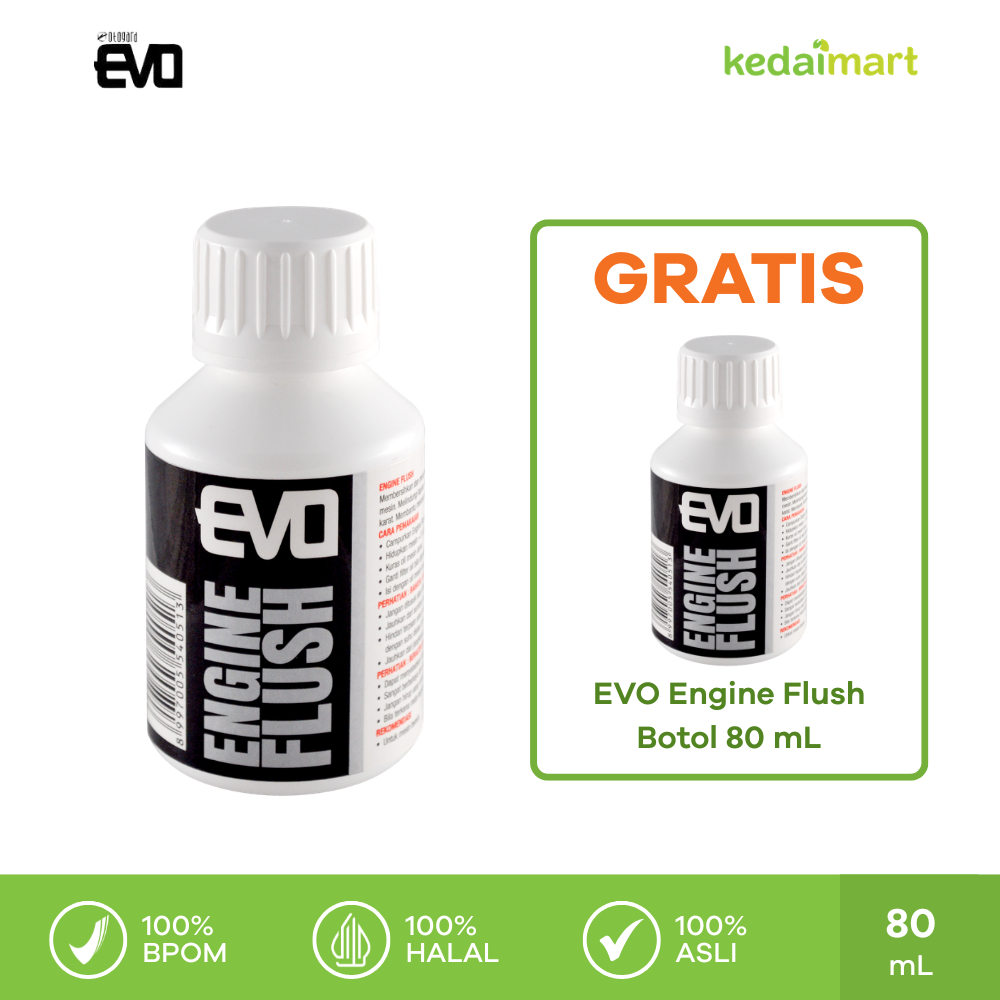 B1G1 Engine Flush I Engine Flush Motor I Engine Flush Mobil - EVO Engine Flush Botol 80 mL