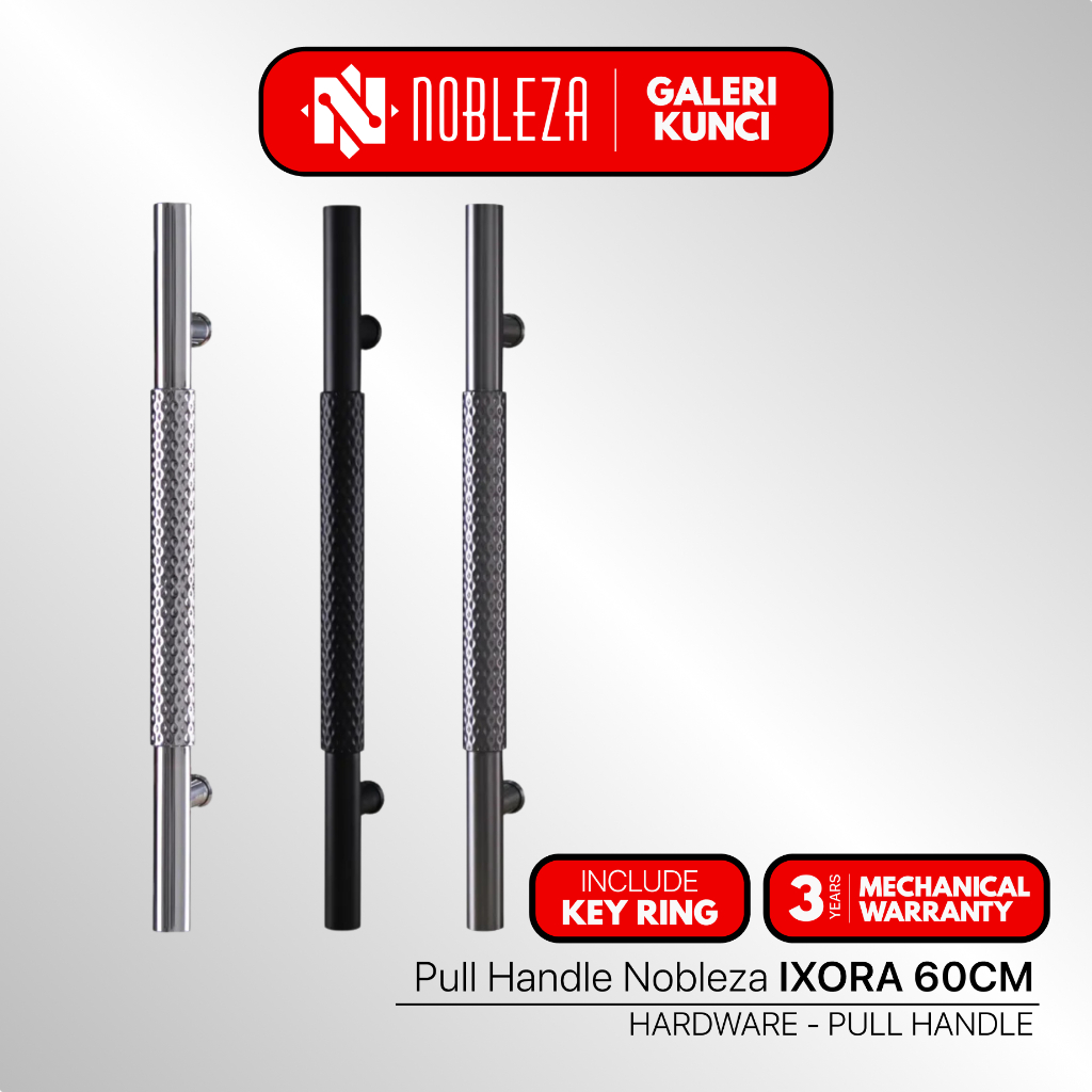 NOBLEZA Pull Handle / Handle Pintu Tarung Pintu Kupu Kupu Ukuran 60cm - IXORA