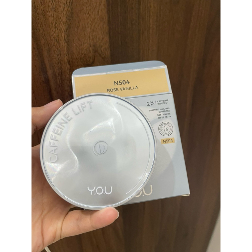 preloved you caffeine cushion rose vanilla