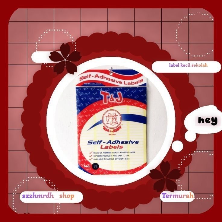 Label Stiker Tom & Jerry - Praktis, Berkualitas, Berbagai Ukuran perpcs kecil