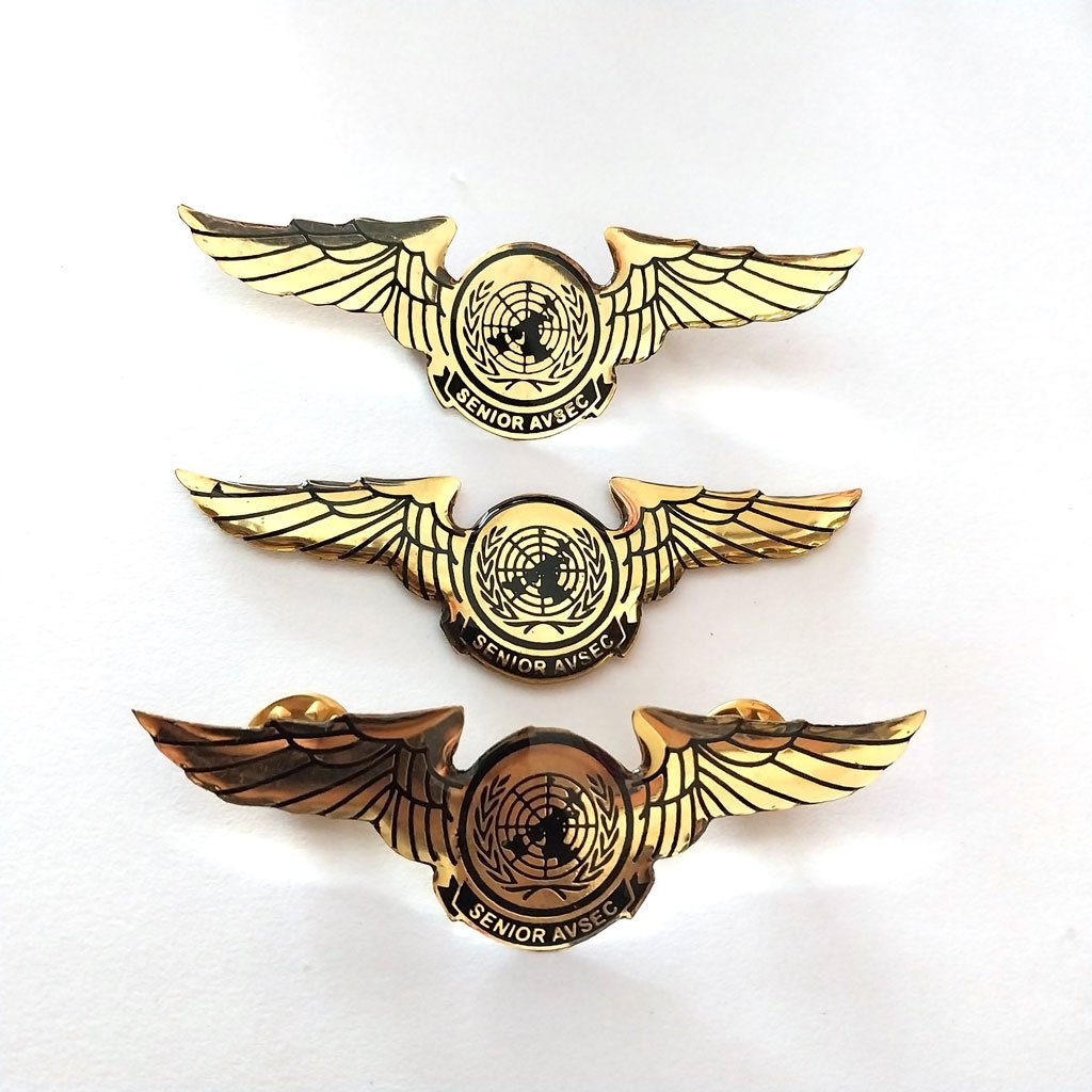 Wing Senior Avsec Lapis Fiber - Pin Brevet Senior Avsec