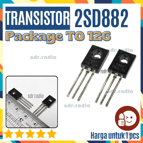 2SD882 D882 Transistor Original NEC D882 Original TRANSISTOR D882 NEC TRANSISTOR POWER NPN TO-126 3A