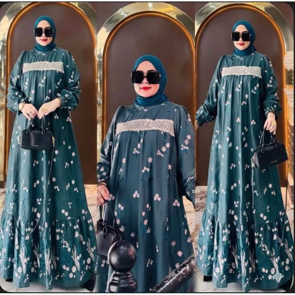GAMIS  NABILA KATBOL BAHAN  KATUN LD 110 PB 140 WUDHU FRENDLY DAN RESLETING BELAKANG