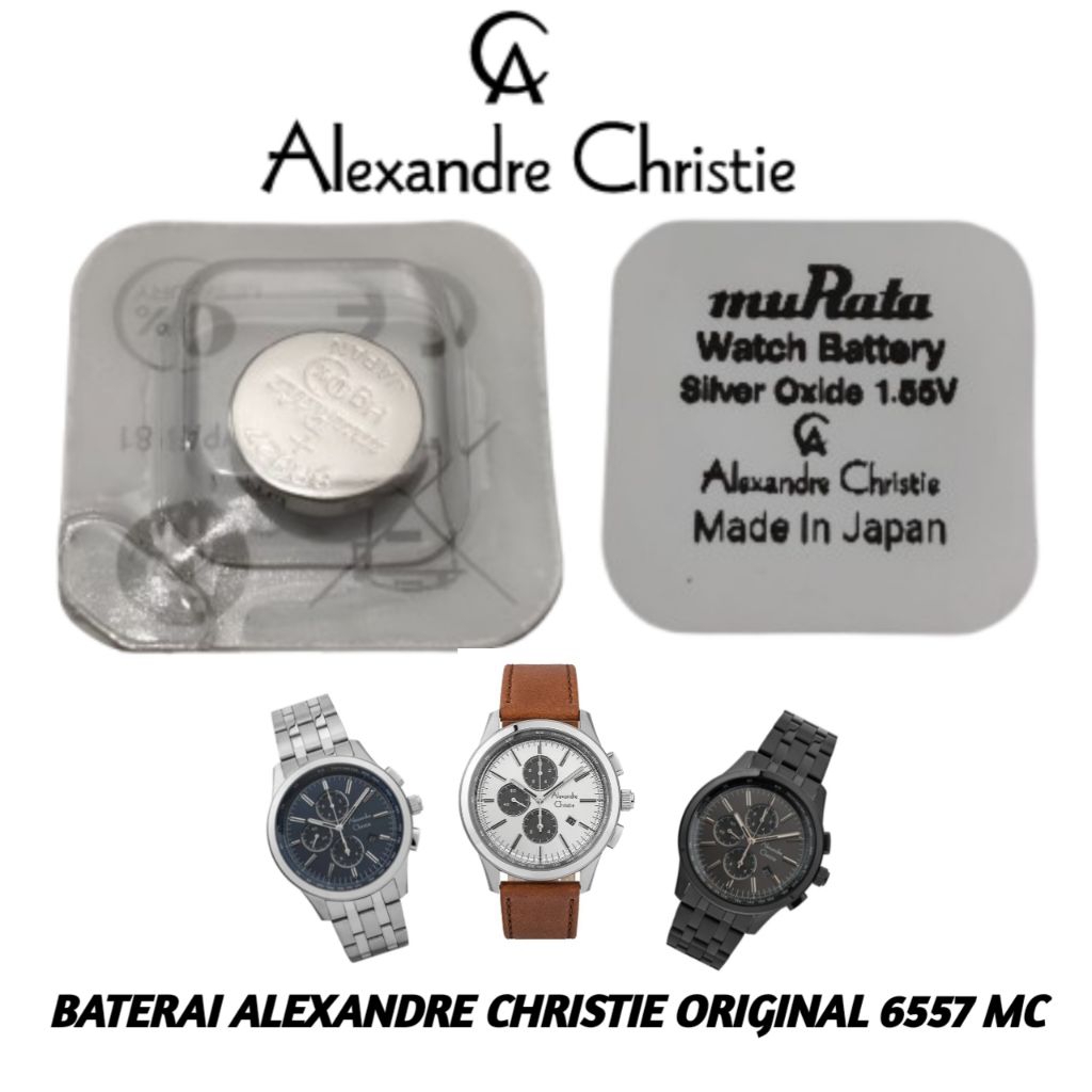 Baterai Alexandre Christie original 6557 MC