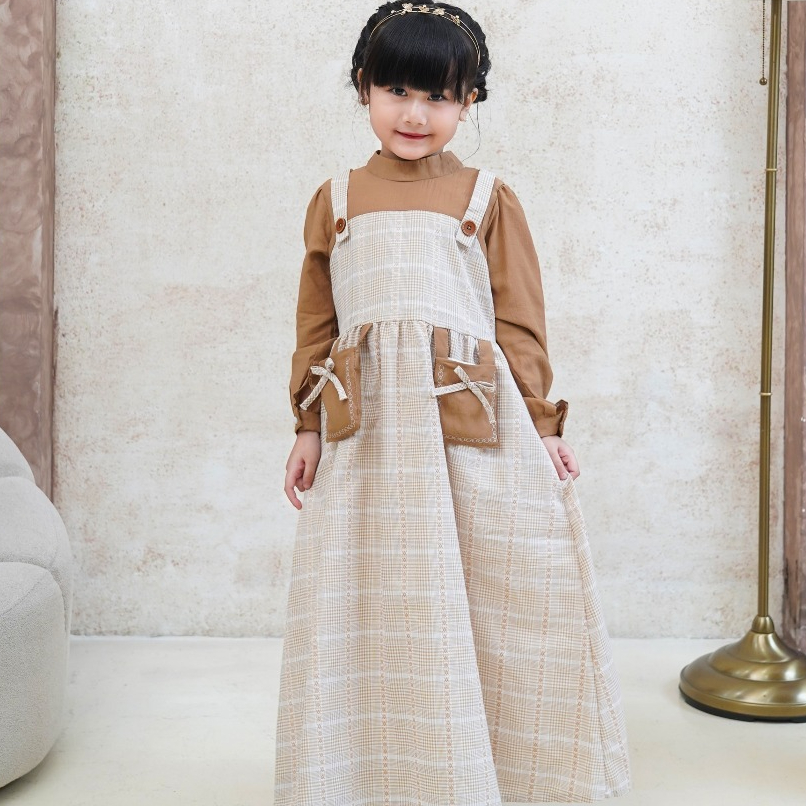 BAJU MUSLIM ANAK PEREMPUAN BRAND DONITA  8I 706