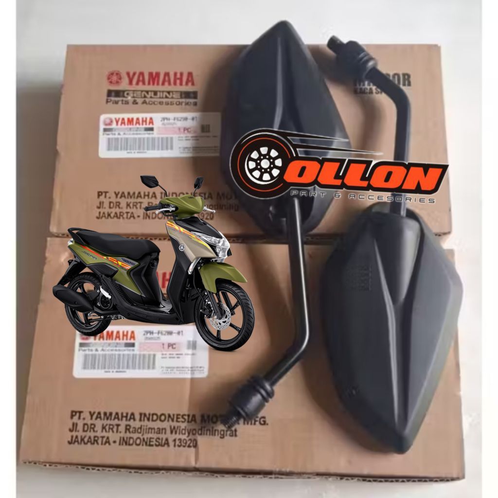 MIRROR, KACA SPION KANAN & KIRI MIO GEAR 125 ORIGINAL YAMAHA