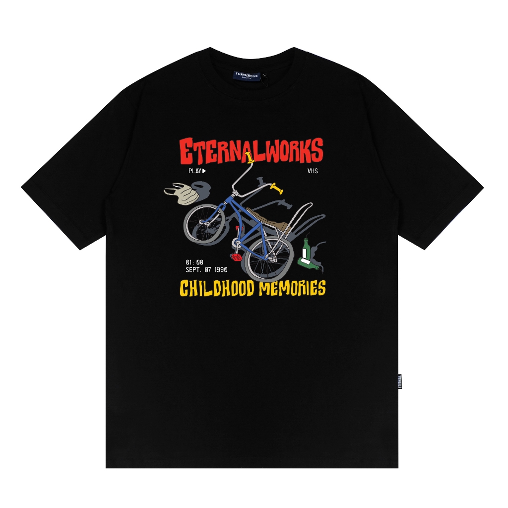 ETERNALWORKS - T-shirt Childhood Black