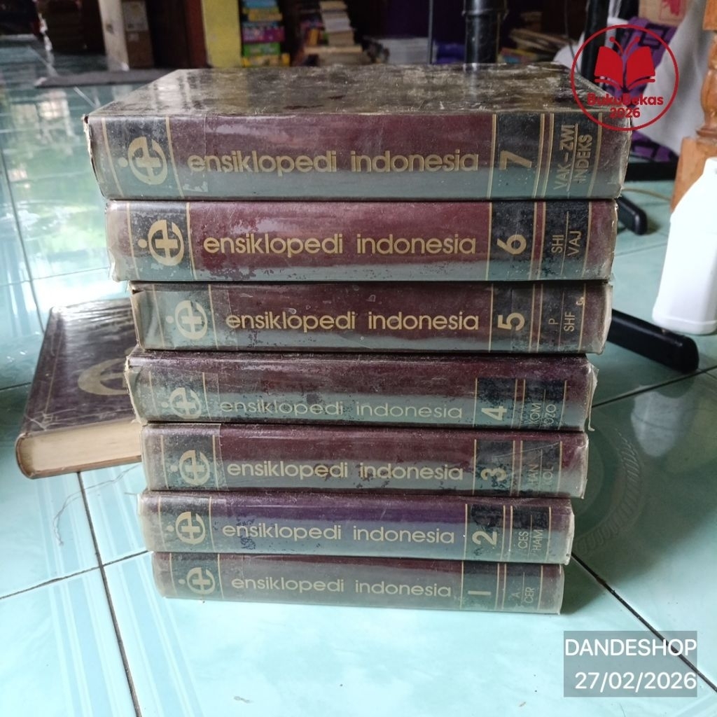 (SET 1-7) ENSIKLOPEDIA INDONESIA Penerbit Ichtiar Baru van Hoeve HARDCOVER