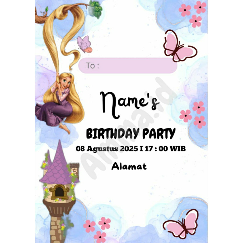 Undangan Digital Ulang Tahun Anak | Aqiqah | undangan digital