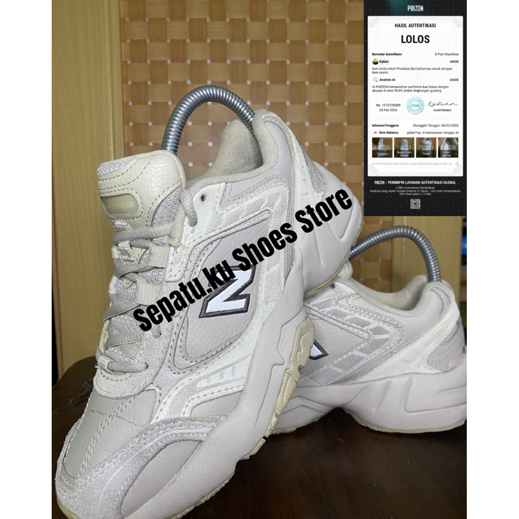 Auten Check jp ori Nb 452 Abzorb size 36  insol 23-23,5cm (Masih Nego)